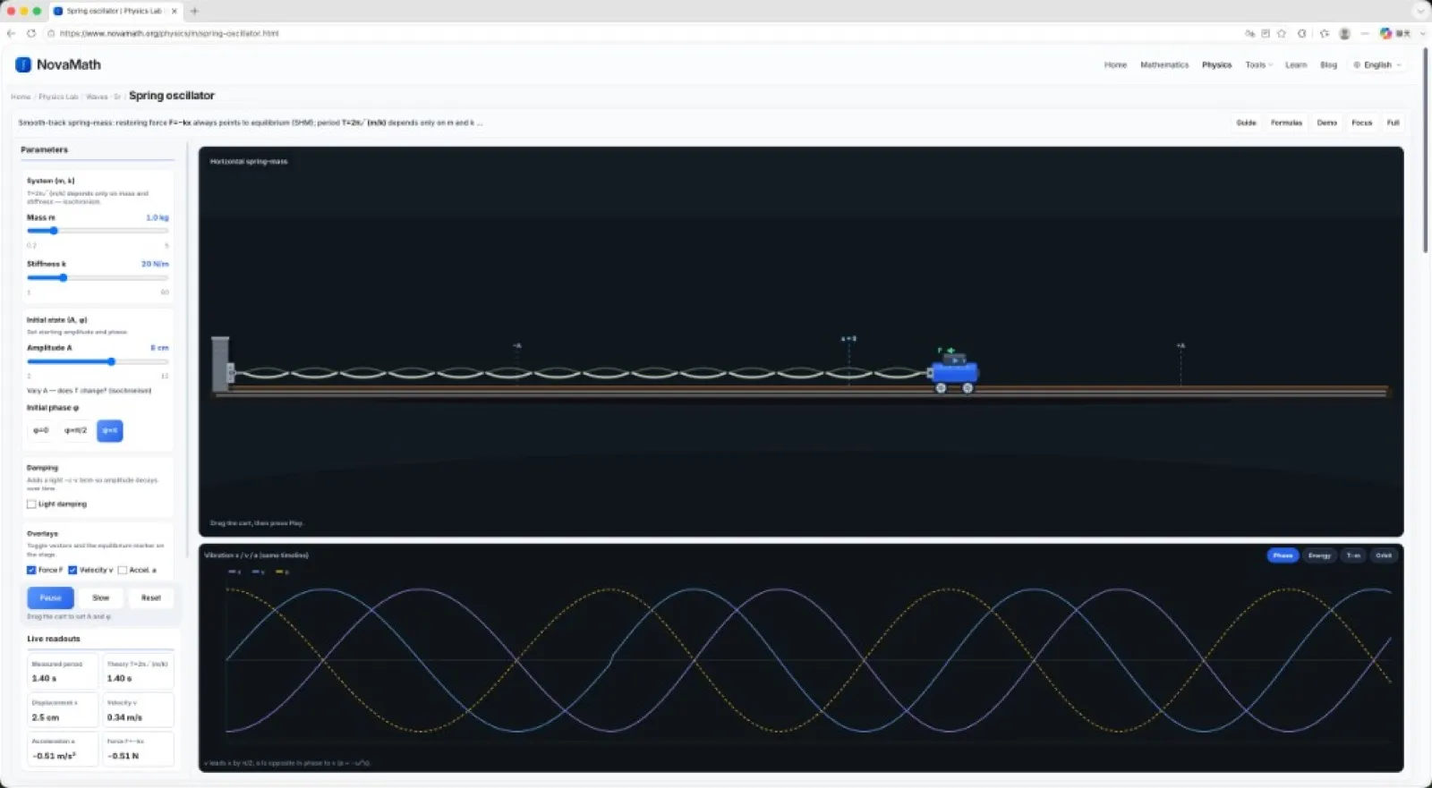 Spring oscillator
